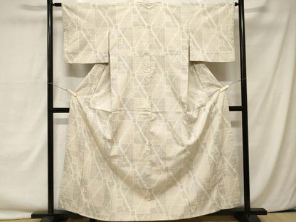 平和屋着物■上質な紬 80亀甲 菱文 正絹 逸品 CAAY1684ev