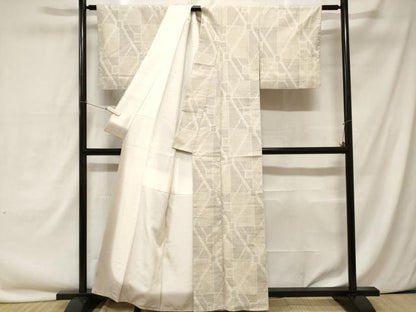 平和屋着物■上質な紬 80亀甲 菱文 正絹 逸品 CAAY1684ev