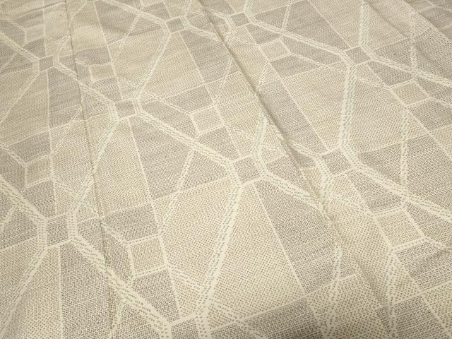 平和屋着物■上質な紬 80亀甲 菱文 正絹 逸品 CAAY1684ev