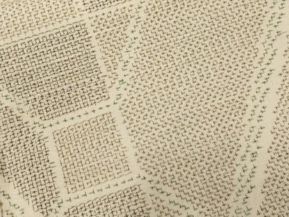 平和屋着物■上質な紬 80亀甲 菱文 正絹 逸品 CAAY1684ev