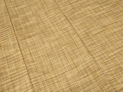 平和屋着物■上質な紬　格子柄　正絹　逸品　CAAY1700ev