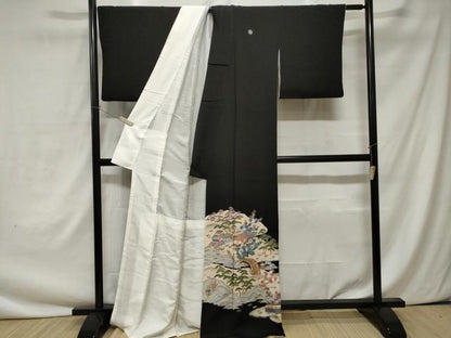 平和屋着物■豪華黒留袖　御所解文　金彩　正絹　逸品　CAAY1868ev