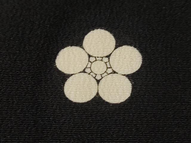 平和屋着物■豪華黒留袖　飛鶴文　暈し染め　金銀彩　正絹　逸品　CAAY1940ev