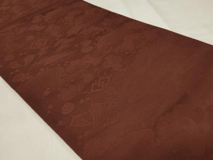 平和屋着物◎両面　六通柄袋帯　鳳凰吉祥文　本漆青銅箔　正絹　逸品　CAAY2177in
