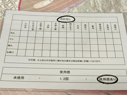 平和屋着物◎六通柄袋帯　唐織　孔雀文　銀糸　正絹　逸品　CAAY2202in