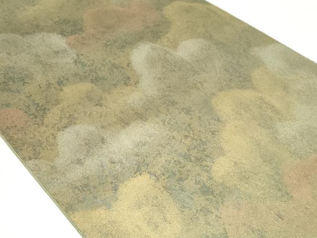 平和屋着物◎六通柄袋帯　霞文　正絹　逸品　CAAY2245in