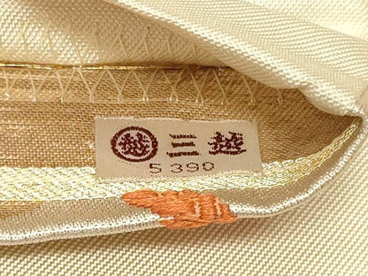 平和屋着物◎六通柄袋帯　唐織　楽器文　金銀糸　三越扱い　正絹　逸品　CAAY2343in