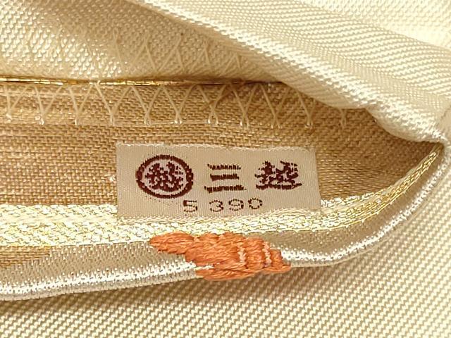 平和屋着物◎六通柄袋帯　唐織　楽器文　金銀糸　三越扱い　正絹　逸品　CAAY2343in