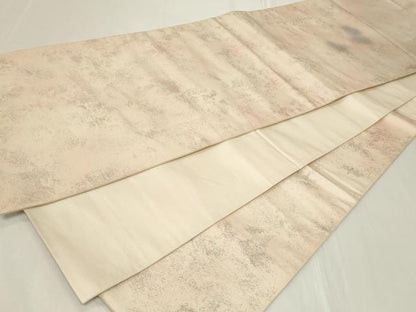 平和屋着物◎六通柄袋帯　霞文　正絹　逸品　CAAY2386in