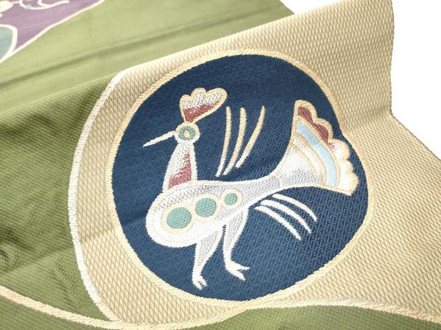 平和屋着物●六通柄袋帯 千祥庵 金糸 正絹 逸品 CAAY2434hy