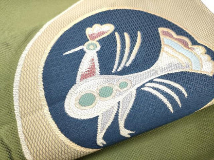 平和屋着物●六通柄袋帯 千祥庵 金糸 正絹 逸品 CAAY2434hy