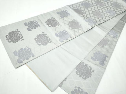 平和屋着物●六通柄袋帯 唐織 連華錦 正絹 逸品 CAAY2435hy