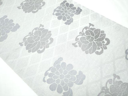平和屋着物●六通柄袋帯 唐織 連華錦 正絹 逸品 CAAY2435hy