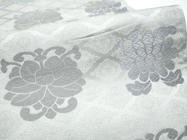 平和屋着物●六通柄袋帯 唐織 連華錦 正絹 逸品 CAAY2435hy