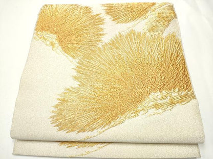 平和屋着物●太鼓柄袋帯 綴れ 松 純金箔24K 正絹 逸品 CAAY2461hy