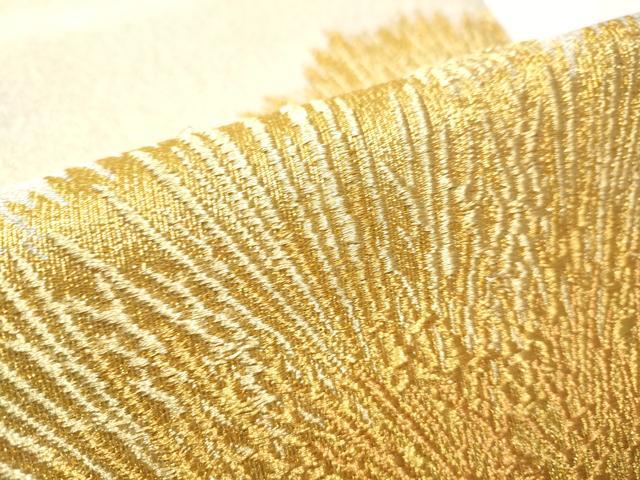 平和屋着物●太鼓柄袋帯 綴れ 松 純金箔24K 正絹 逸品 CAAY2461hy