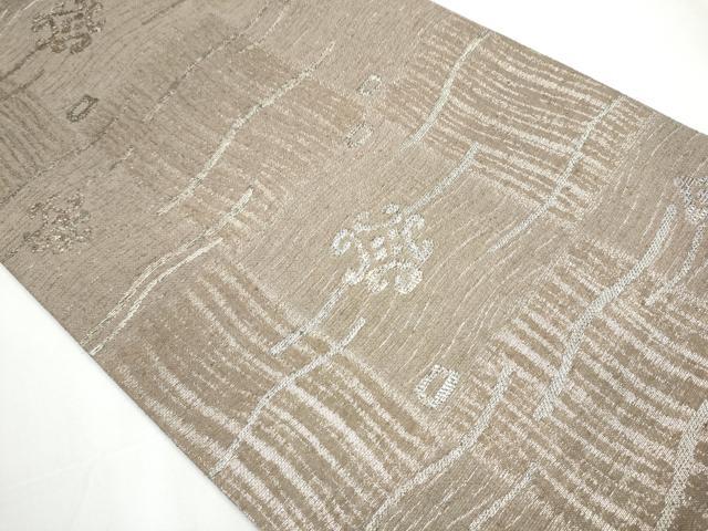 平和屋着物▽スリーシーズン 春夏秋 全通柄袋帯 吉祥文 金糸 正絹 逸品 CAAY2503hy