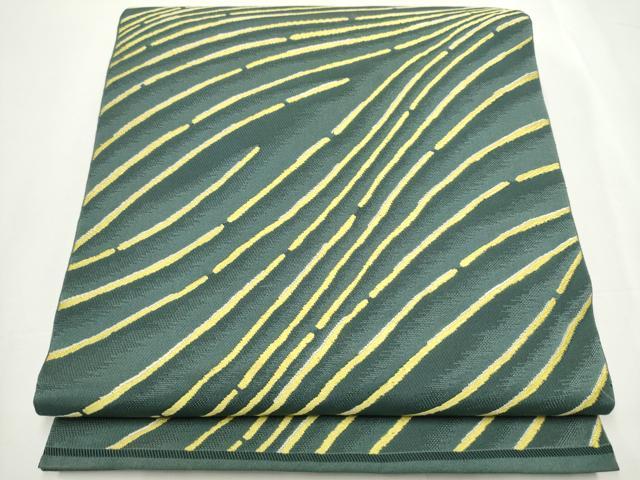 平和屋着物●六通柄 本袋帯 抽象文 正絹 逸品 CAAY2517hy