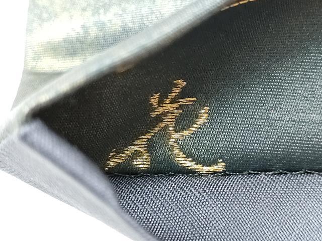 平和屋着物●六通柄袋帯　縦枠花文　金銀糸　引箔　正絹　逸品　CAAY2545hy