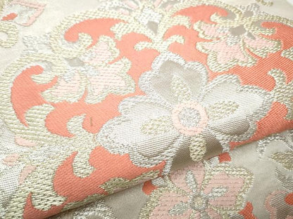 平和屋着物●西陣　川島織物　六通柄　本袋帯　花唐草文　金銀糸　正絹　逸品　CAAY2595hy