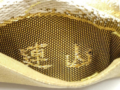 平和屋着物●六通柄袋帯　宮廷貝紫　連山　金銀糸　正絹　逸品　CAAY2706hy