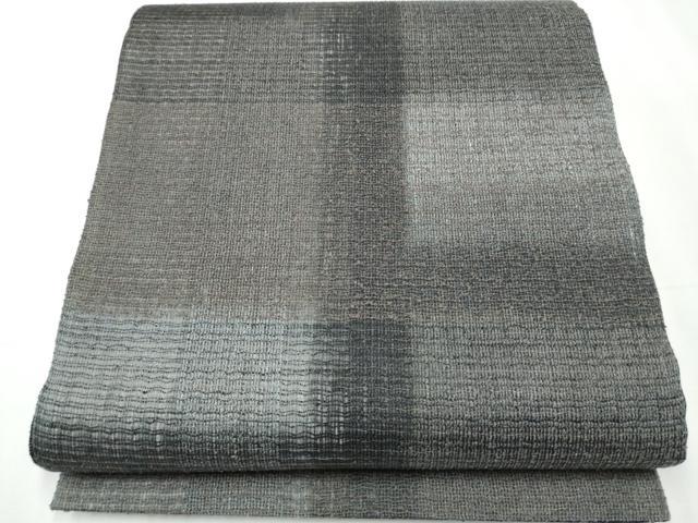 平和屋着物▽スリーシーズン 春夏秋 両面 六通柄袋帯 霞文 金糸 正絹 逸品 CAAY2776hy