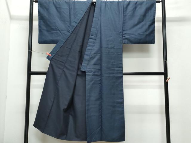 平和屋着物●男性　紬　アンサンブル　100亀甲　正絹　逸品　CAAY2801vf