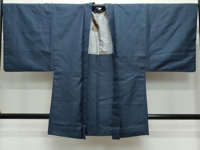 平和屋着物●男性　紬　アンサンブル　100亀甲　正絹　逸品　CAAY2801vf