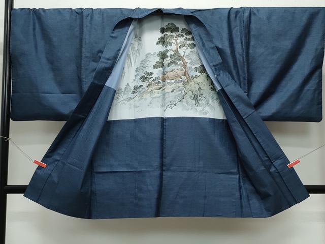 平和屋着物●男性　本場大島紬　アンサンブル　100亀甲　総詰め　正絹　逸品　CAAY2803vf