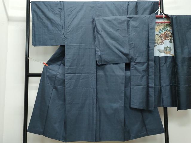 平和屋着物●男性　本場大島紬　アンサンブル　100亀甲　総詰め　正絹　逸品　CAAY2830vf