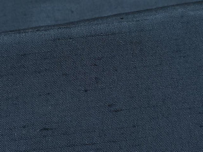 平和屋着物●男性　紬　藍鉄色　反端付き　正絹　逸品　CAAY2836vf