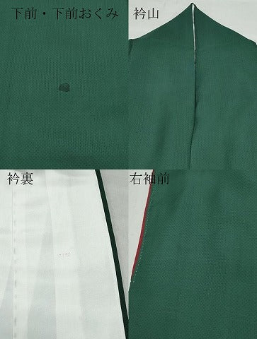 平和屋着物●上質な紬　色無地　天鵞絨色　正絹　逸品　CAAY2868vf