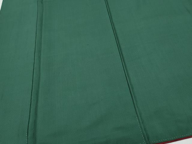 平和屋着物●上質な紬　色無地　天鵞絨色　正絹　逸品　CAAY2868vf