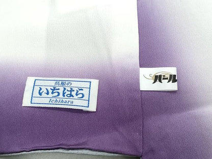 平和屋着物●上質な小紋 御召縮緬 蛍暈し 正絹 逸品 CAAY2869vf