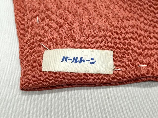 平和屋着物●訪問着 型染め 飛鶴枝松花文 金彩 鬼しぼ縮緬 正絹 逸品 CAAY2878vf