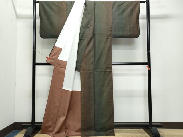 平和屋着物●本場大島紬 9マルキ 霞文 正絹 逸品 CAAY2890vf