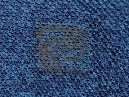平和屋着物●現代の名工 古庄紀治 訪問着 天然藍 枝花文 正絹 逸品 CAAY2933vf