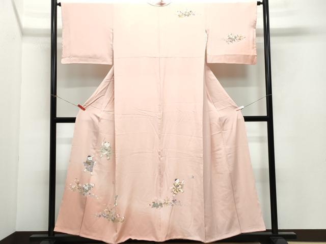 平和屋着物●訪問着 童子遊び花文 正絹 逸品 CAAY2946vf