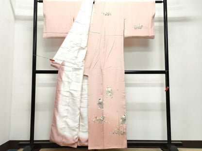 平和屋着物●訪問着 童子遊び花文 正絹 逸品 CAAY2946vf
