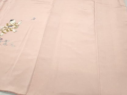 平和屋着物●訪問着 童子遊び花文 正絹 逸品 CAAY2946vf