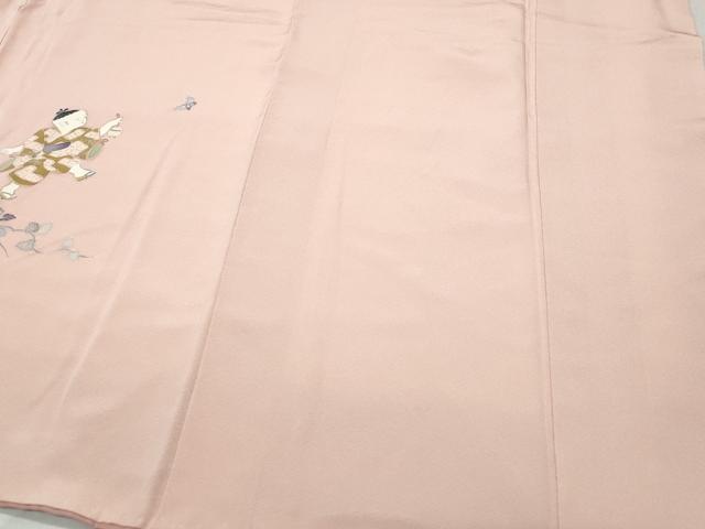平和屋着物●訪問着 童子遊び花文 正絹 逸品 CAAY2946vf