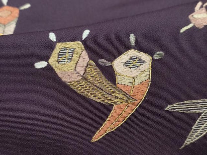 平和屋着物●訪問着 総刺繍 宝尽くし文 金糸 正絹 逸品 CAAY2967vf