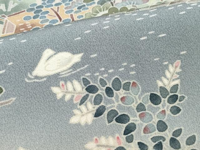 平和屋着物●本加賀友禅作家　浅野冨治男　色留袖　風景草木文　暈し染め　正絹　逸品　CAAY3004vf