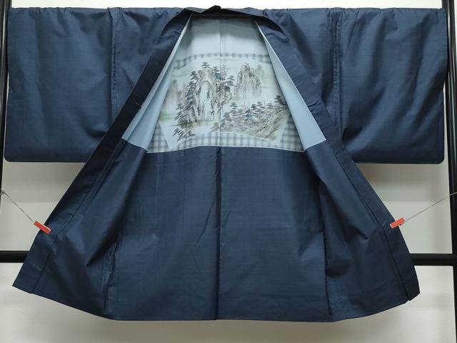 平和屋着物●男性　本場大島紬　アンサンブル　100亀甲　総詰め　正絹　逸品　CAAY3012vf