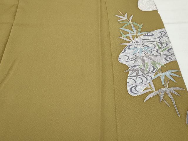 平和屋着物●色留訪問着 飛田賢翔 鴛鴦流水枝花文 正絹 逸品 CAAY3019vf