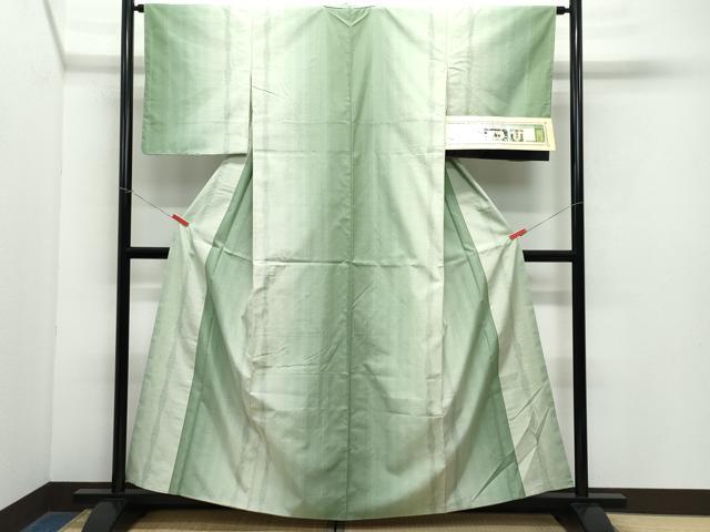 平和屋着物●結城紬 80亀甲 霞文 やまと誂製 証紙付き 正絹 逸品 CAAY3027vf