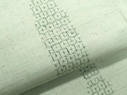 平和屋着物●結城紬 80亀甲 霞文 やまと誂製 証紙付き 正絹 逸品 CAAY3027vf