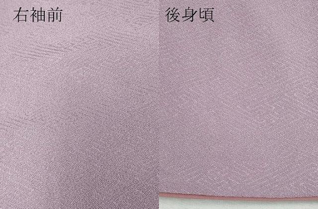 平和屋着物●江戸小紋　鮫小紋柄　紗綾形地紋　正絹　逸品　CAAY3050vf