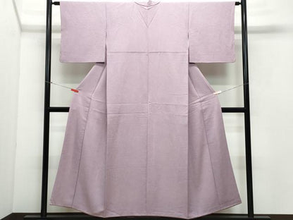 平和屋着物●江戸小紋　鮫小紋柄　紗綾形地紋　正絹　逸品　CAAY3050vf