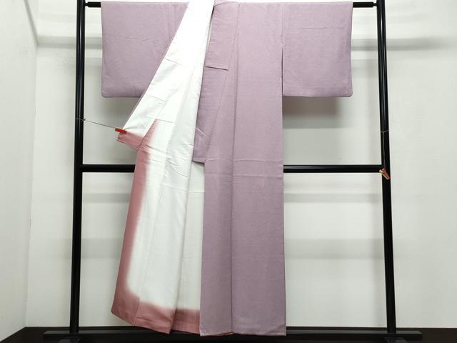 平和屋着物●江戸小紋　鮫小紋柄　紗綾形地紋　正絹　逸品　CAAY3050vf